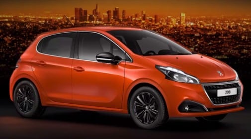 peugeot 208 orange